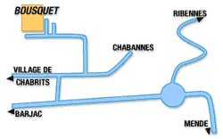 plan de situation pour venir à notre agence de location